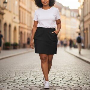 Duluth Trading Co. NoGA Naturale Cotton Skort Size Large